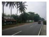 Lokasi tanah dilihat dari seberang jalan 
